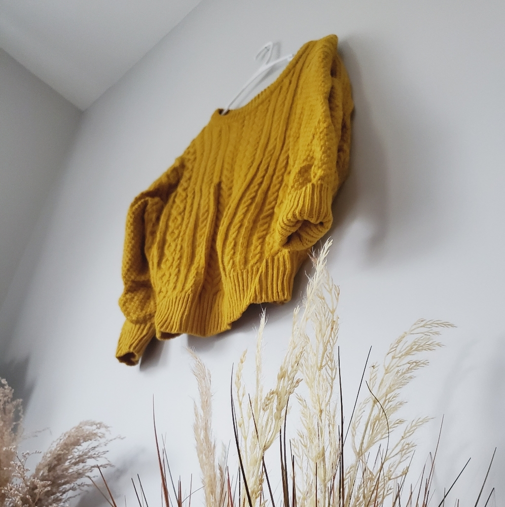 Cable Knit Pullover - image 4